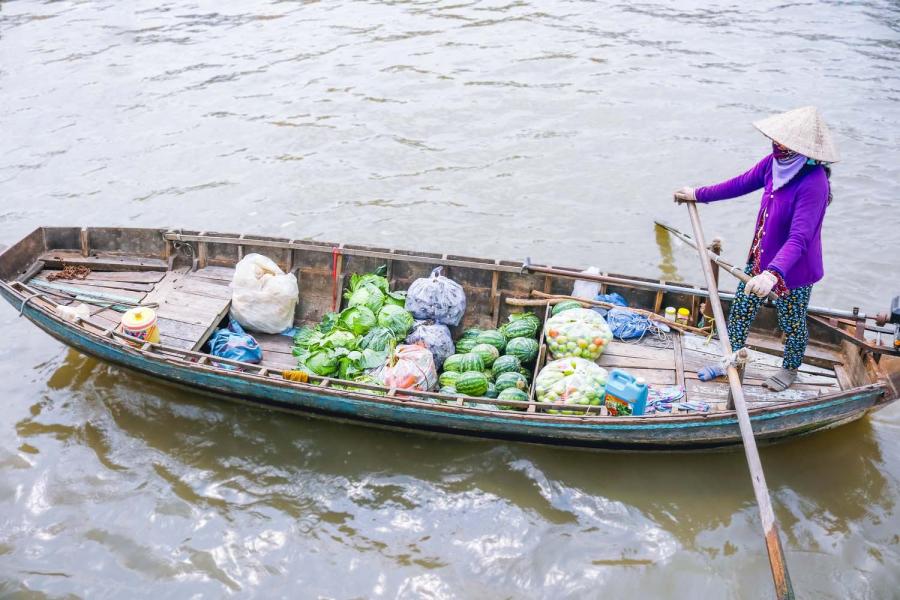 1 DAY CAN THO - AUTHENTIC FLOATING MARKET - TRA SU FOREST.HIB1DTS1 color